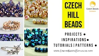 CZECH GLASS BEADS: Hill Bead Inspirations | Tutorials And Patterns