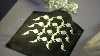 Gold Gilding on Leather| Aranyani Craftsmanship | Fragrant Trails Collection