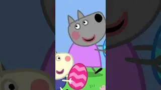 Peppa Spots the Easter Bunny! #PeppaPig #Shorts
