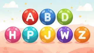 🎉 Learn Letters Fast! A B D F H J P W Z | Alphabet Learning for Kids