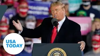 President Donald Trump holds a Make America Great Again rally in Des Moines, IA. | USA TODAY