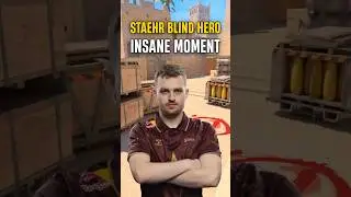 CLEAN BLIND KILLS FROM STAEHR, HERO OF THE ROUND! #cs2  #pgl