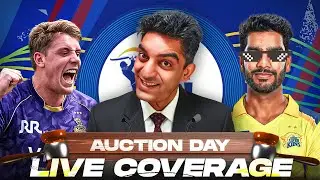 LIVE IPL AUCTION REACTION🔥 MAD BID FOR CAM GREEN, IYER?💰