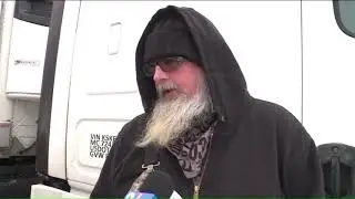 Truckers prepped for winter storm with supplies