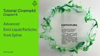 Tutorial Cinema4d   Chapter 16   Emit Liquid Particles from Spline