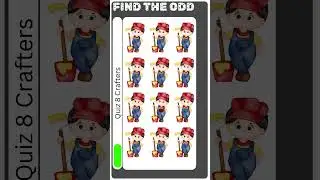 24-11-15 Challenge Your Perception: Spot the Odd One Out! | #Puzzle #Quiz  @Quiz8Crafters
