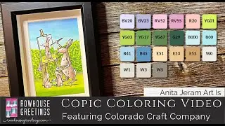 HOW TO: Color Anita Jeram Art Is by Colorado Craft Company - Copic Coloring Tutorial