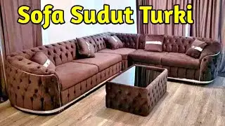 Sofa Sudut Turki ! LEMARI PAKAIAN,Kursi, Springbed, Lemari dapur, Kursi Kayu, Lemari Plastik, Bufet