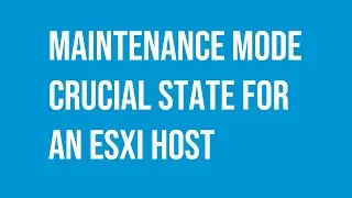VMware Maintenance Mode via DRS or manually migrated VMs to other hosts.