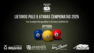 LPČ'25 9 Ball Open - 13 Stalas - Uptown Billiards
