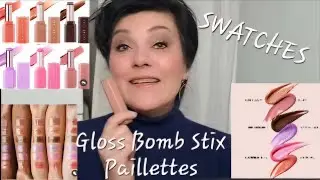 SWATCHES Gloss Bomb  Stix PAILLETTES FENTY BEAUTY / Encore plus beau ? #fentybeauty #swatches