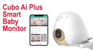 Smart Baby Monitor Cubo Ai Plus | Sleep Safety Alerts for Covered Face Danger Zone & Sleep Analytics