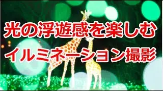 光の浮遊感を楽しむイルミネーション撮影