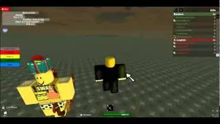 a roblox staff in my server...