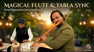 When Flute Meets Tabla | Raag Bhimpalasi Live | Rhythmsadhna