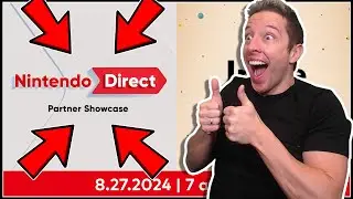 Nintendo Direct PARTNER SHOWCASE | Let's watch and react TOGETHER!!