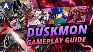 MILL RUSH!!! Duskmon & Velgrmon Purple Hybrid Deck Gameplay Guide | Digimon Card Game BT18 & BT19
