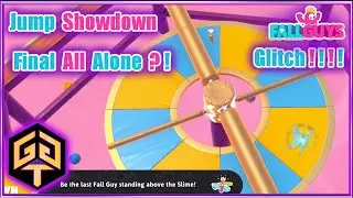Fall Guys Alone at Jump Showdown Final Round Win Finale Glitch Eliminated & Winner WTF Game Trash AF