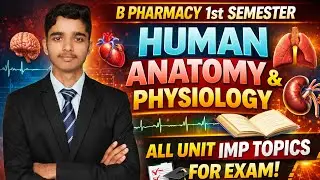 B pharmacy 1st sem HAP 1 All unit imp topic|| 