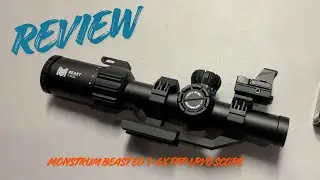 Monstrum Beast ED 1-6x FFP LPVO Scope Review | Is This the Best Budget FFP Optic?