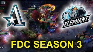 ELEPHANT vs ASTER - NEW POS 5 FDC Season 3 Dota 2 Highlights