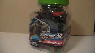 Обзор набора игрушечных динозавров Adventure Force!