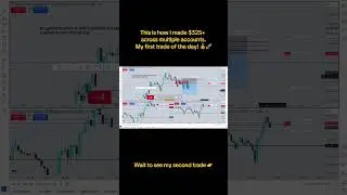 This is how I made $325+ across multiple accounts day trading! 💰🚀 #DayTrading #FuturesTrading #NQ