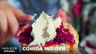 Cómo se hace la crema cuajada en Inglaterra | Comidas regionales | Comida Insider