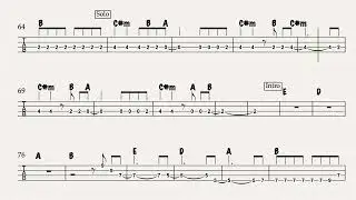Mr Speed - KISS bass tab