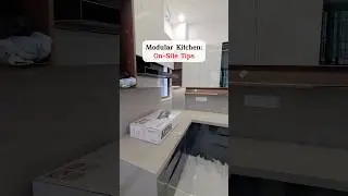 Modular Kitchen after site finish Tip #indiankitchen2024 #kitchentour