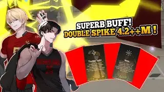 Superb Buff Nishikawa Senpai! Double Spike Reach 4.2++ M?! The Spike Cross