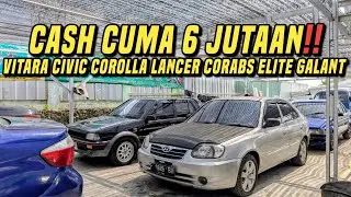 Murah nya mobil bekas di Hand Mobilindo diserbu pembeli❗️Banyak mobil seharga motor cuma 6-9 juta ni
