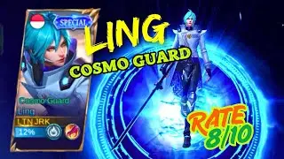 LING COSMO GUARD GAMEPLAY❗❗ EFEKNYA BAGUS BANGET BOSS🔥🔥 - GAMEPLAY LING 2025 - MOBILE LEGENDS