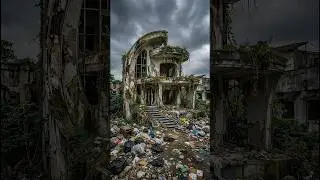 Abandoned Villa Restoration 😱 | From Ruins to Ultra Luxury 🔥 #shorts #viral #trending #youtubeshorts