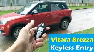 Как использовать функцию бесключевого доступа в Maruti Suzuki Vitara Brezza: объяснение использования смарт-ключа &mdash; ZDI Plus
