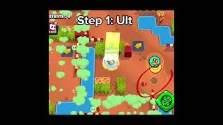 New tactic with Ollie (power up) #brawlstars #supercell #gaming