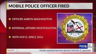 Mobile police officer fired after internal affairs investigation