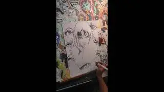Streaming My dRAWING everyday to reach 10kSub ! Day - 131 #art #drawing #artshorts