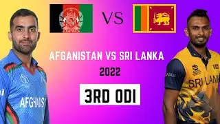 Afghanistan Vs Sri Lanka 3rd ODI Highlights 2022