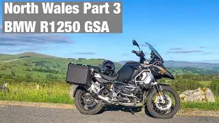 Motorbike Ride To North Wales Ft Ride Snowdon To Cwm Cynfal Viewpoint  BMW R1250 GS Adventure Pt3