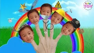 Finger Family Song | Jobs Pretend Play Learn Colors Nursery Rhymes Kids Songs &ndash; LillyToyTV
