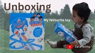 Baby unboxing new toy | doraemon music track | #31 | zara fatima #unboxing #doraemon #toys