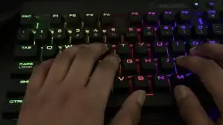 Cherry Mx red switches on a Corsair K65
