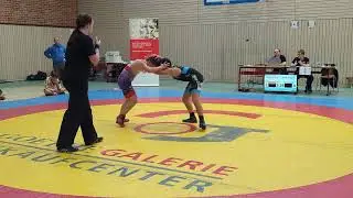 WRESTLING/RINGEN. Sparkassenpokal am 1.12.2024 in Jena. CJ, 49 kg .Tim Fankh&auml;nel - Boris Schunk