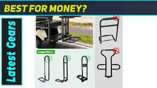 10L0L Universal Golf Cart Bag Holder Rack: The Ultimate Space-Saving Upgrade!
