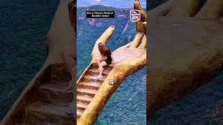 China&rsquo;s Scariest Statue Climb&nbsp;#shorts