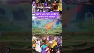 It's about stage control #lebronjames #multiversus