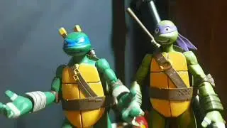 TMNT 2012 NECA stop motion, terrible chaos 
