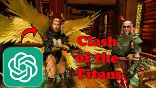 Bringing Mythology to Skyrim w/ ChatGPT 🔴 Open A.I Dialogue Storyline