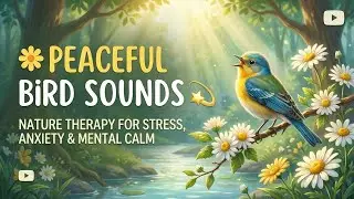🌼 Peaceful Bird Sounds 🐦💫 | Nature Therapy for Stress, Anxiety & Mental Calm